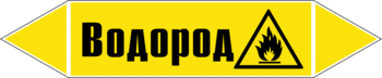 Маркировка трубопровода "водород" (пленка, 716х148 мм) - Маркировка трубопроводов - Маркировки трубопроводов "ГАЗ" - Магазин охраны труда и техники безопасности stroiplakat.ru